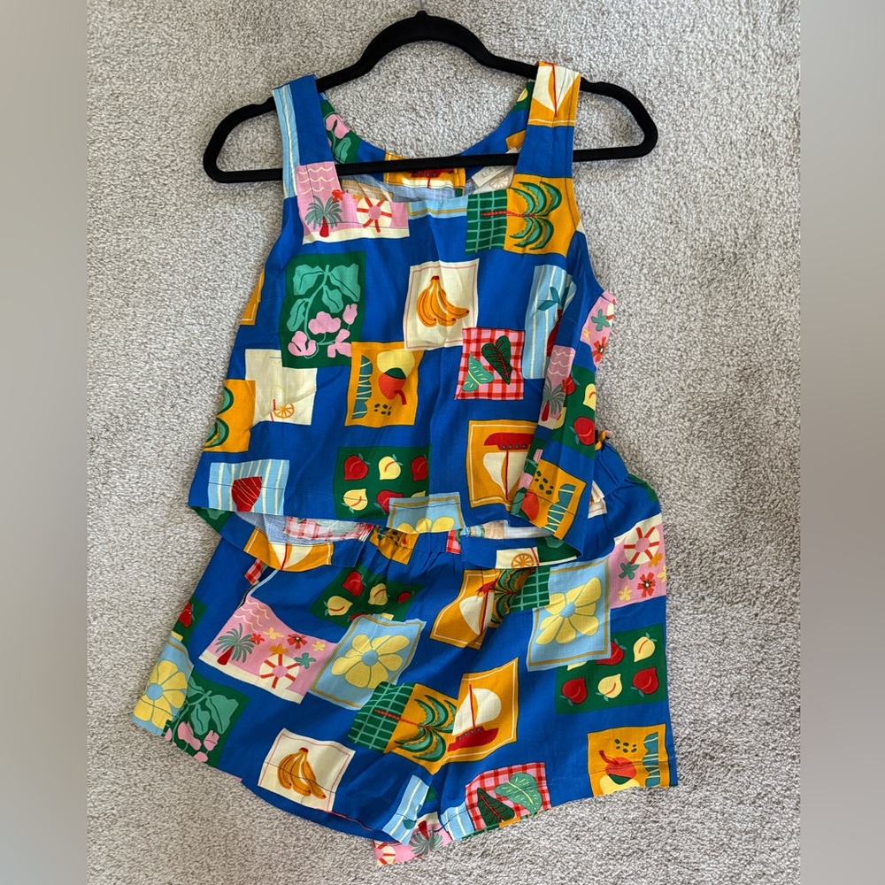 Red Dress Boutique Colorful Patchwork Set